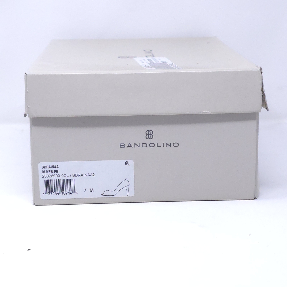 Bandolino Rainaa Stretch Lycra Pointed Toe Pumps Black Size 7M - Picture 10 of 10